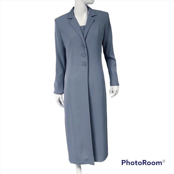 NWT Fattaneh Bahari Vintage Y2K 2 Piece Dress Jacket Suit Set Size 4 Altered - Picture 1 of 15